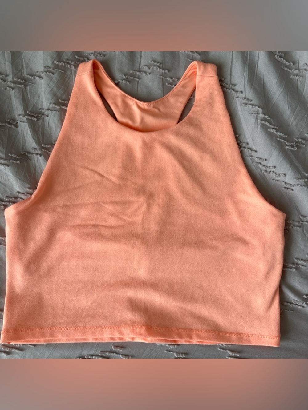 Women’s Sleeveless Racerback Tank Top - Peach